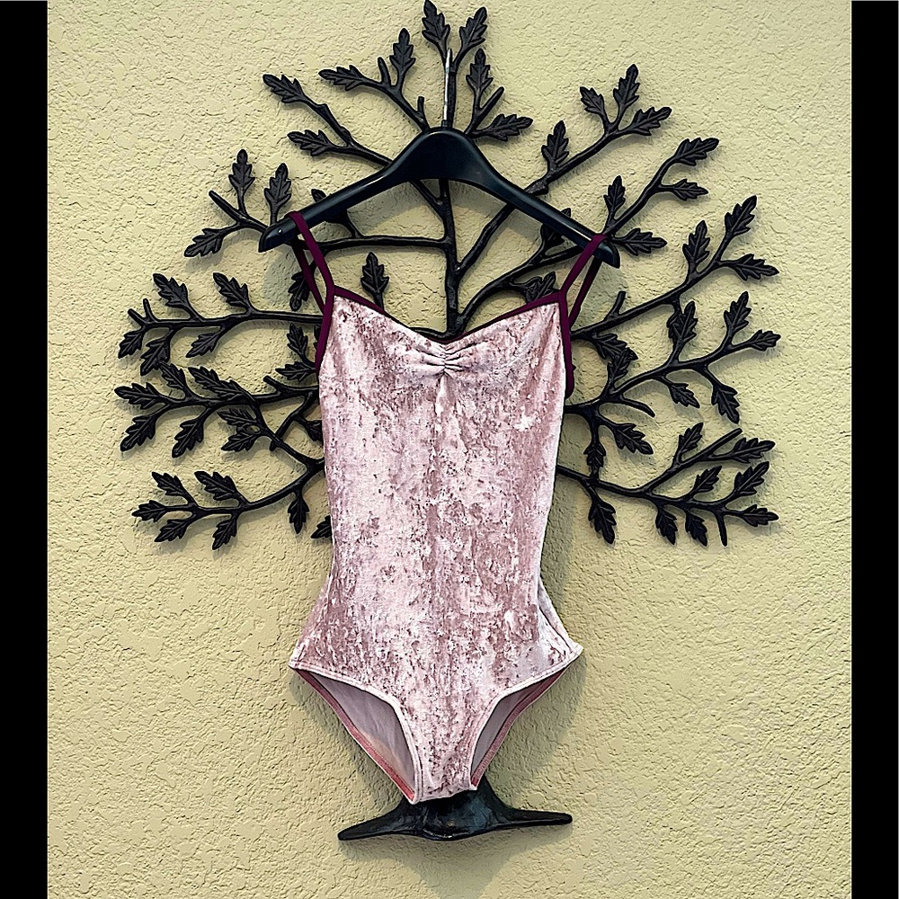 Yumiko DANIELA Pinch Leotard V- Dawn T- Burgundy Size S Pristine condition